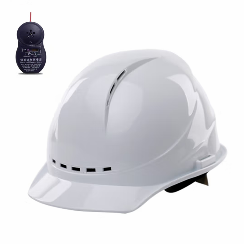 近电预警安全帽YJ-AM-3透气欧式安全帽A3F工程塑料头盔绝缘安全帽