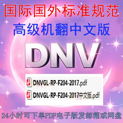 DNV RP F204 2017 推荐实践海上油气设施导管疲劳设计 标准AI中文