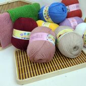 手编中细羊毛线混纺羊毛线丝光羊毛线手工编织春秋外套毛衣线特价