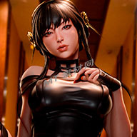 UE5.0虚幻5.0次世代游戏角色美女御姐风动画人物约尔Yor Forger