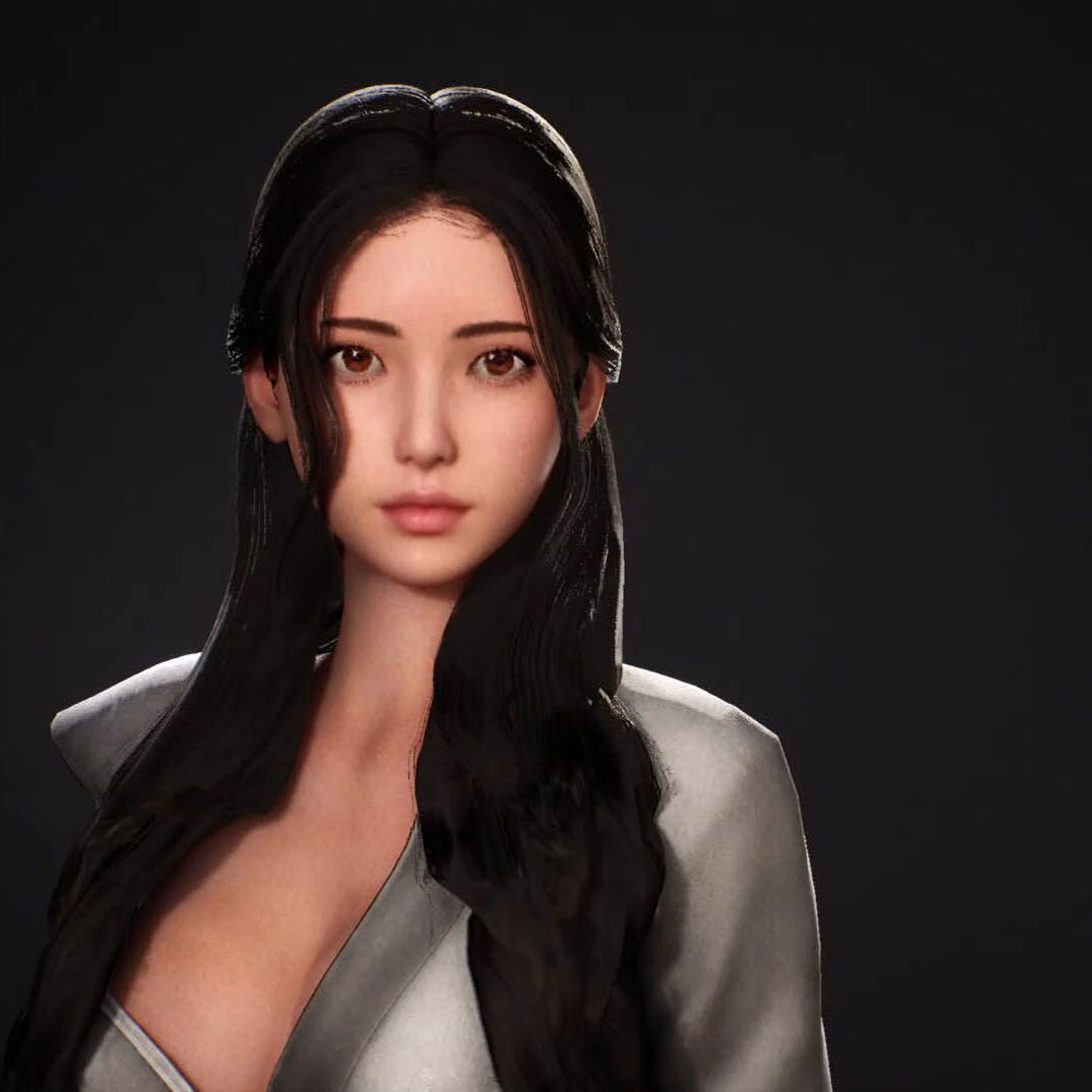 UE5.0写实现代女性角色3D模型