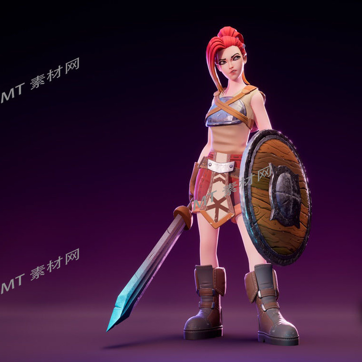 UE5.0卡通风格化可爱人物