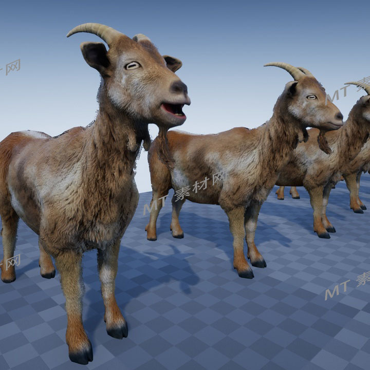 UE5虚幻5卡通可爱牛羊鸡猪家畜家禽动物角色动画模型FARM ANIMALS