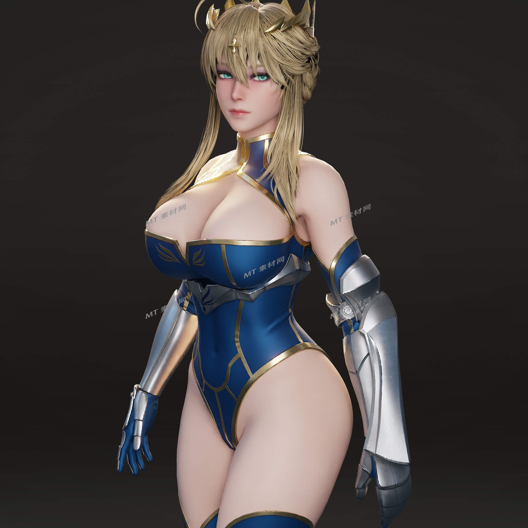 3DMax次世代阿尔托莉亚游戏美术