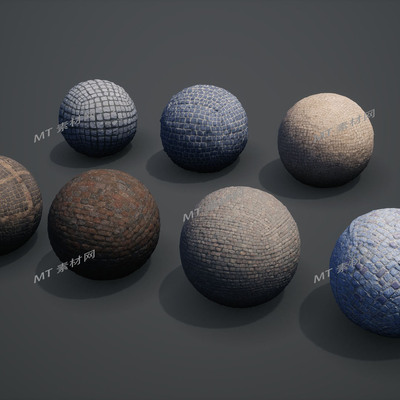 UE5.0次世代写实砖纹理贴图