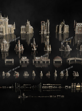 UE5.0虚幻5.0次世代复古欧式赛博朋克工业风城市建筑DieselPunk