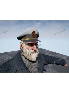 UE5虚幻5次世代船长船员老兵角色动画模型Character Captain