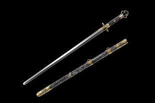 沈氏高档宝剑明剑长剑四面防身刀具冷兵器剑未开刃