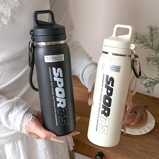 保温杯2025新款男生运动水杯初高中生吸管杯316不锈钢女生随手杯
