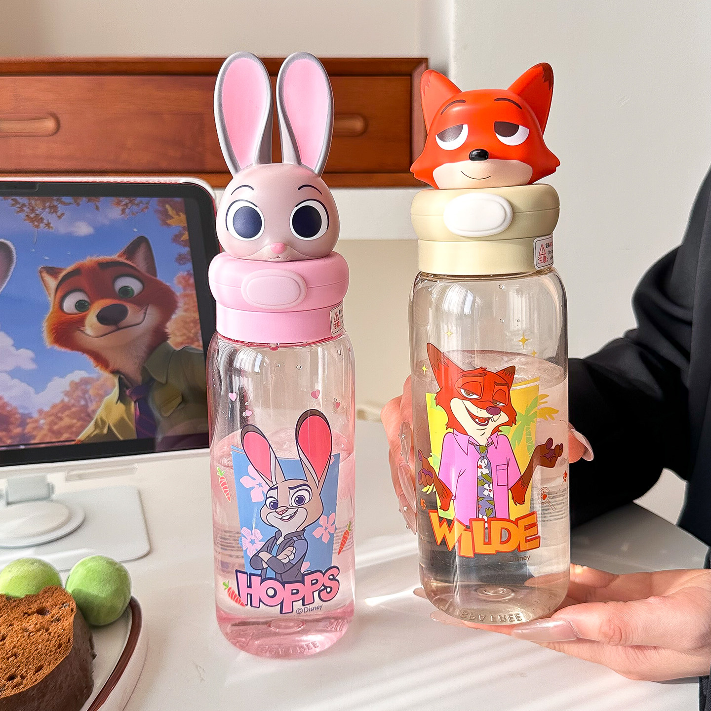 疯狂动物城儿童水杯女2025新款吸管杯可爱朱迪便携塑料杯上学专用,餐饮具,吸管杯,淘宝优惠券,粉丝福利购,淘宝优惠卷