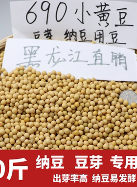 向南飞新粮小粒黄豆690生发豆芽纳豆专用黄豆浆10斤小黄金