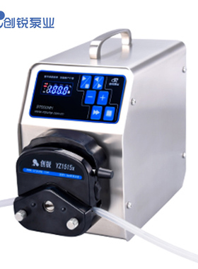 保定创锐BT600MH按键数显蠕动泵不锈钢泵体大流量传输分液灌装泵