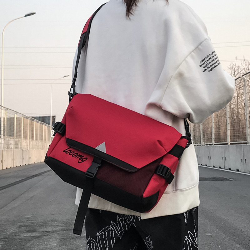 Baobaonv 2019 new pattern Trend street Inclined shoulder bag Hip hop outdoors Dead fly package One shoulderin the Leather/Lady bags/Men's bag, Ms. bags  category - from Buy2taobao.com to provide professional Taobao agent buy service