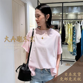纯棉短袖 大A逛东京mica deal日本代购 上衣4色日制0125209182