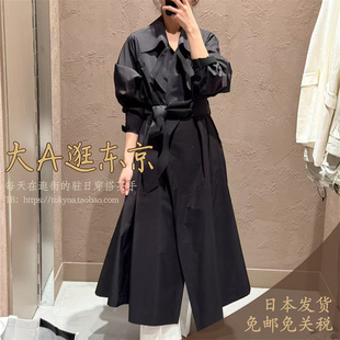 休闲风衣3色 翻领堆堆袖 大A逛东京Chaos日本代购 早春款