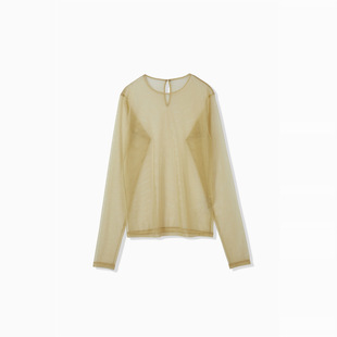 大A逛东京FOURAM日本代购 透明感薄纱罩衫上衣日本制