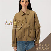 大A逛东京Edition日本代购 休闲翻领口袋夹克短外套2色