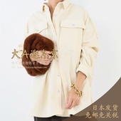 棉混翻领休闲衬衫 大A逛东京mica deal日本代购 0325301004