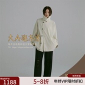 VIP6折大A逛东京louren日本代购 羊毛混斜纹休闲夹克外套2色