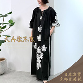 pas日本代购 7折大A逛ne quittez 民族风流苏吊坠连衣裙