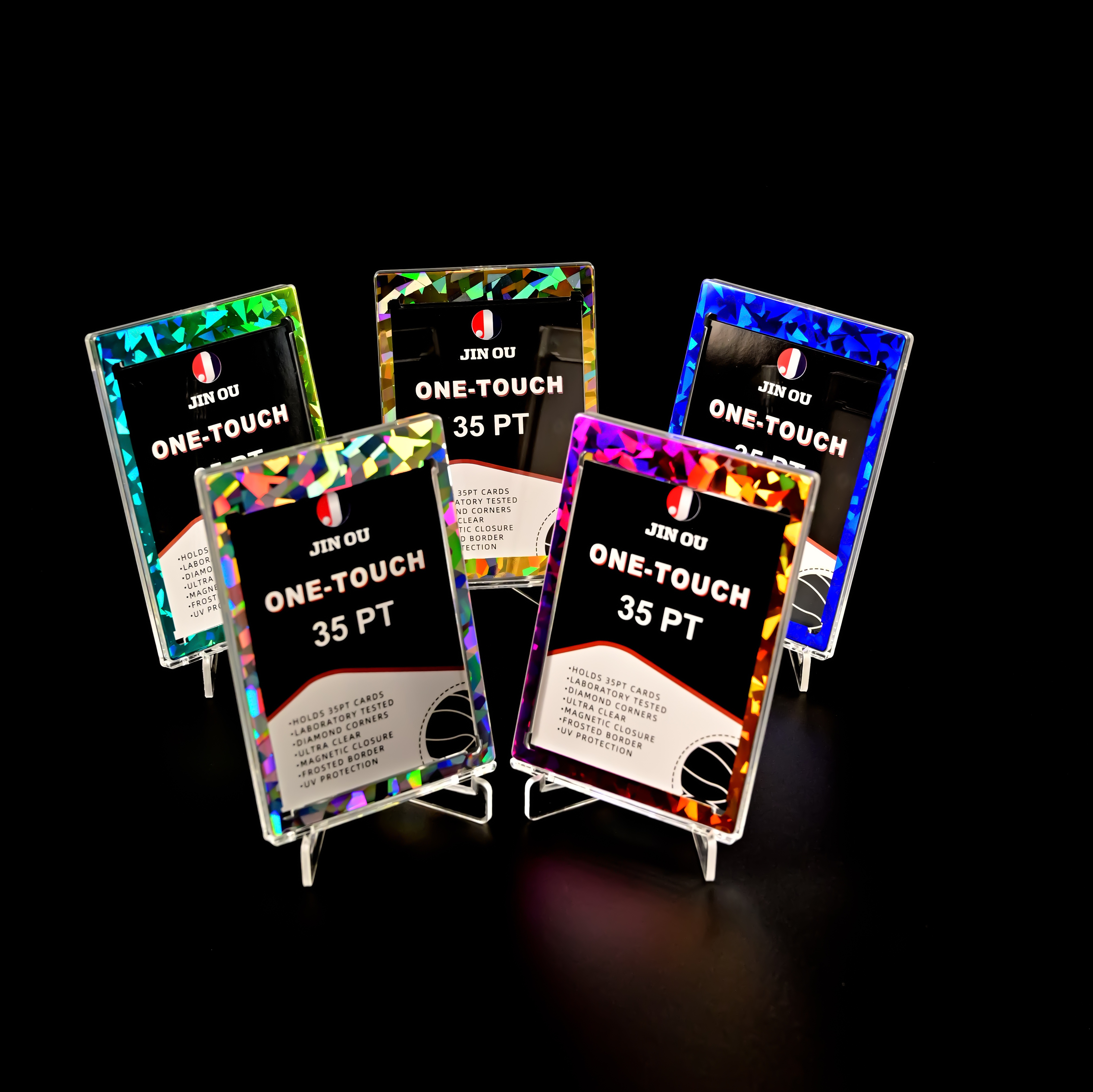 35PT碎冰卡砖彩色卡砖球星卡收纳