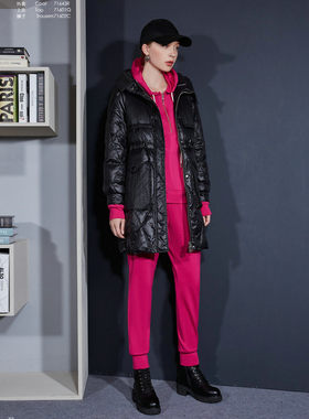 CANDACE 洪*女 秋冬 专柜 女装71643R 休闲 百搭羽绒服外套 4280