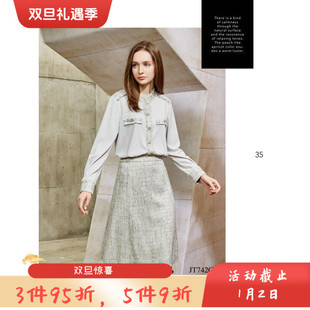 休闲 2380 J景 上衣 显瘦 百搭 T742C 新款 秋冬 女装 台湾