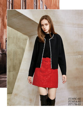 台湾 女装 J景 秋冬 新款 女装 *T385C 休闲 百搭 针织 上衣 2380