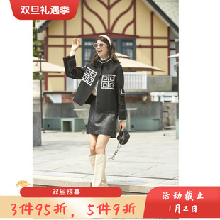 秋冬 新款 毛呢外套 女装 3480 百搭 J景 休闲 台湾 V224A