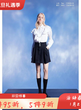 CANDACE 洪*女 秋冬 新款 女装 72563A 时尚 百搭 显瘦上衣  1780