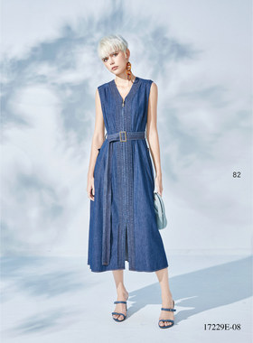 可议价 台湾女装 J景 春夏 新款17229E 显瘦 气质 连衣裙  1980