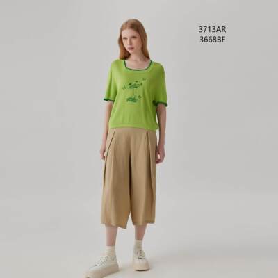 CANDACE  洪*女 春夏 新款 女装  3713AR 休闲 百搭 上衣 1588