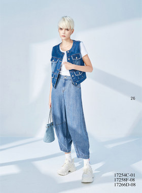 可议价 台湾女装 J景 春夏 新款 17258F 百搭显瘦休闲马甲  1580