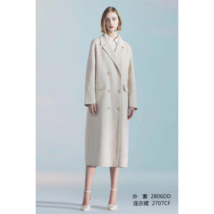 洪秀女 CANDACE 秋冬 新款 女装 2806DD 百搭 双面呢 外套 4880