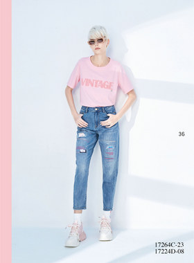 台湾女装 J景 春夏 新款 可议价 17264C 百搭显瘦休闲T恤  1280