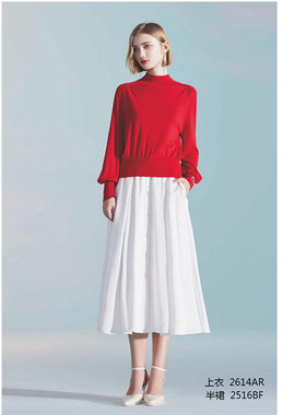 洪秀女 CANDACE 秋冬 新款 女装 2516BF 休闲百搭显瘦半裙 2680