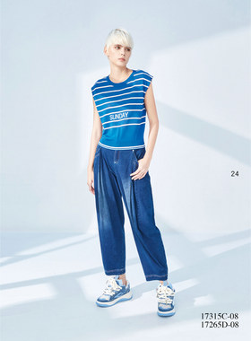 台湾女装 J景 春夏 新款 可议价 17315C 百搭显瘦休闲T恤  1680