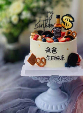 男士同城生日蛋糕动物奶油