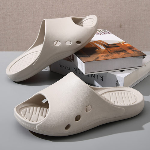 外贸大码浴室居家男士防滑底脚肥宽高端无味 ev软底舒适简约拖鞋