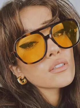 保罗雷朋官网欧美跨境飞行员式双梁太阳镜玳瑁海洋片潮流复古男女