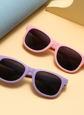 保罗雷朋官网儿童太阳镜女童防紫外线防晒墨镜潮男童宝宝粉色婴儿