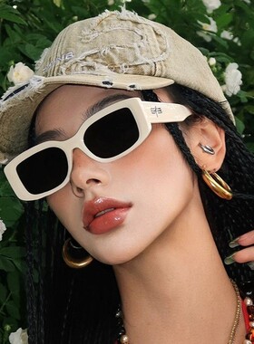 保罗雷朋官网白色墨镜女款高级感2026新款Y2K辣妹街拍防紫外线近