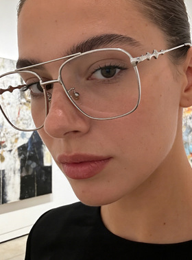 保罗雷朋官网超轻大框GM眼镜架女双梁金属飞行员防蓝光平光镜可配