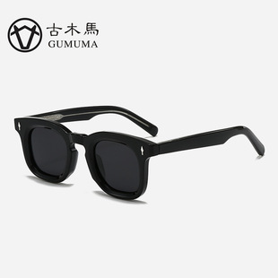 保罗雷朋官网跨境复古高级感丙酸插针墨镜男偏光时尚 女士大框太阳