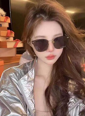 保罗雷朋官网新款欧美太阳镜女高档无框切边高级感大牌太阳镜蝴蝶