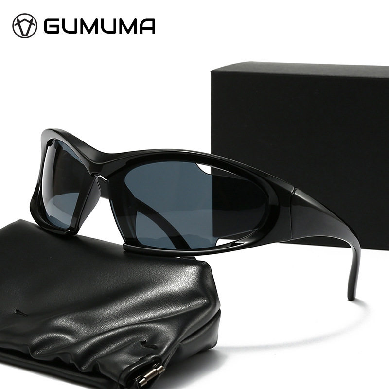 保罗雷朋官网新款Y2K猫眼骑行眼镜凹造型运动太阳镜男未来风欧美