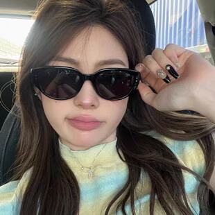 保罗雷朋官网网红拍照大牌墨镜王嘉尔同款 猫 黑白撞色太阳镜女时尚