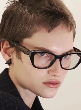 保罗雷朋官网新款大框超轻眼镜大牌同款猫眼框架眼镜防蓝光时尚休