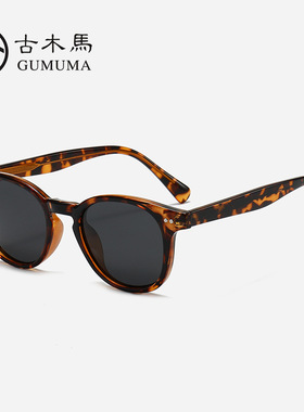 保罗雷朋官网新款插针镜腿潮流圆框墨镜女偏光防紫外线复古日系高