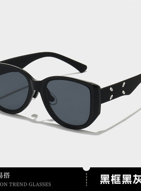 保罗雷朋官网2026新款TR百搭黑色大框墨镜女高级感防紫外线复古防